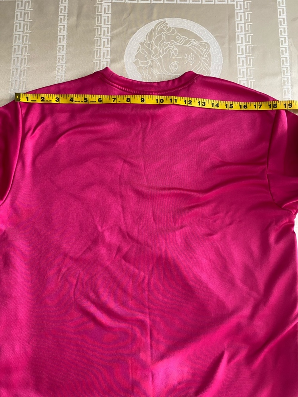 adidas Bright Pink Long Sleeve Crew Sweatshirt - Picture 9 of 10